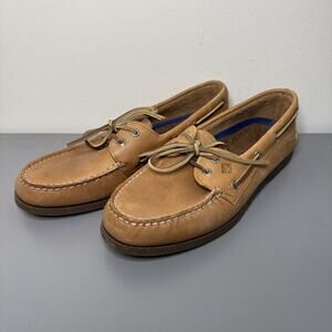Sperry Top-Sider A/O Authentic Original 2 Eye Sahara Boat Shoe Men's Size 10.5